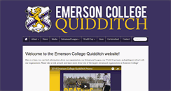 Desktop Screenshot of emersonquidditch.org